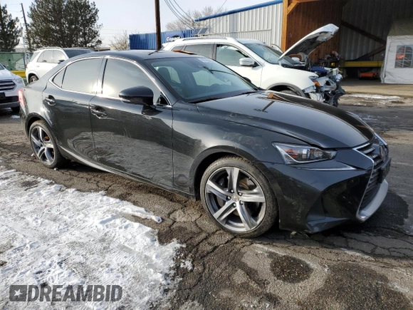 2017 Lexus IS with VIN JTHCM1D26H5018227, listed as a Copart auction lot 46108525 with 60,726 mi miles and Salvage Title. Bid and sale history available at carsss.com. Image 4.