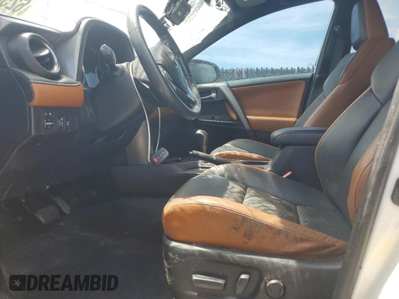 2017 Toyota RAV4 SE with VIN 2T3NFREV2HW341033, listed as a Copart auction lot 62550325 with 75,867 mi miles and Salvage title. Bid and sale history available at DreamBid. Image 7.