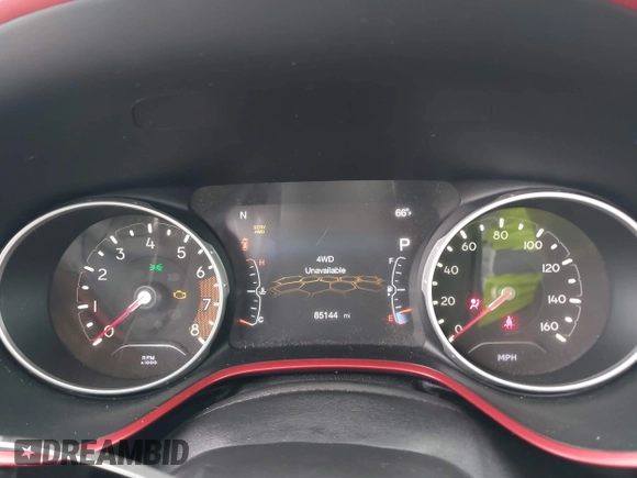 2019 Jeep Compass Trailhawk with VIN 3C4NJDDB8KT619330, listed as a IAAI auction lot 41237920 with 85,144 mi miles and . Bid and sale history available at DreamBid. Image 7.