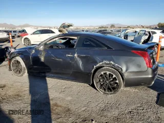 2016 Cadillac ATS-V with VIN 1G6AN1RY5G0149442, listed as a Copart auction lot 87398794 with 25,330 mi miles and Salvage Title. Bid and sale history available at carsss.com. Image 2.
