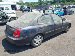 2006 Hyundai Elantra GLS with VIN KMHDN46D06U331744, listed as a IAAI auction lot 42587270 with 250,750 mi miles and . Bid and sale history available at DreamBid. Image 4.