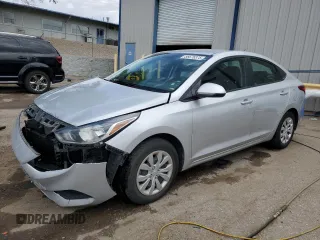 2021 Hyundai Accent SE with VIN 3KPC24A62ME131784, listed as a Copart auction lot 56675375 with 24,126 mi miles and Salvage title. Bid and sale history available at DreamBid. Image 1.