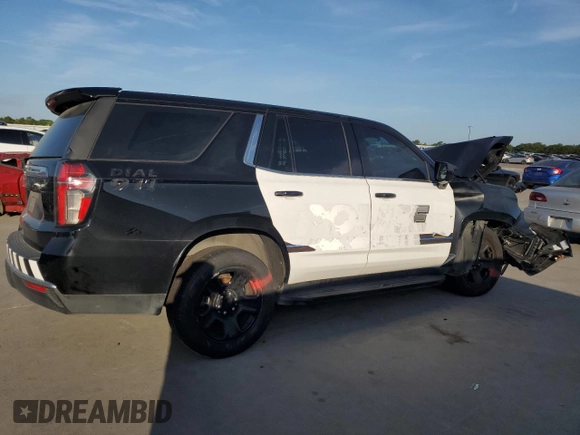 2022 Chevrolet Tahoe Commercial with VIN 1GNSCLED1NR218049, listed as a Copart auction lot 67336374 with 29,239 mi miles and Non repairable. Bid and sale history available at DreamBid. Image 3.