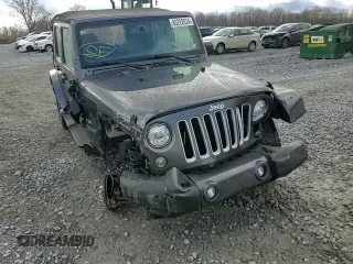 2018 Jeep Wrangler JK Unlimited Sahara with VIN 1C4HJWEG2JL848115, listed as a Copart auction lot 80292624 with 72,591 mi miles and Salvage Title. Bid and sale history available at carsss.com. Image 15.