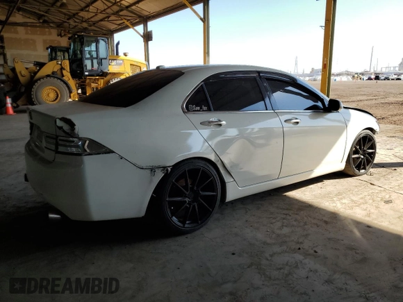 2005 Acura TSX with VIN JH4CL96835C000472, listed as a Copart auction lot 73704164 with 188,101 mi miles and Salvage title. Bid and sale history available at DreamBid. Image 3.