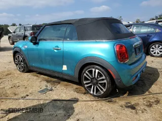 2021 MINI Convertible Cooper S with VIN WMWWJ5C09M3N24913, listed as a Copart auction lot 76499074 with 53,119 mi miles and Non Repairable. Bid and sale history available at carsss.com. Image 2.