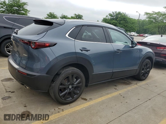 2022 Mazda CX-30 2.5 S Carbon Edition with VIN 3MVDMBCL8NM404710, listed as a Copart auction lot 55116964 with 11,443 mi miles and Salvage Title. Bid and sale history available at carsss.com. Image 3.