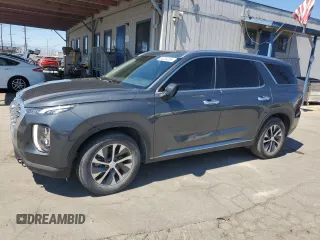 2021 Hyundai Palisade SEL with VIN KM8R24HE9MU194871, listed as a Copart auction lot 64054205 with 54,738 mi miles and Salvage title. Bid and sale history available at DreamBid. Image 1.