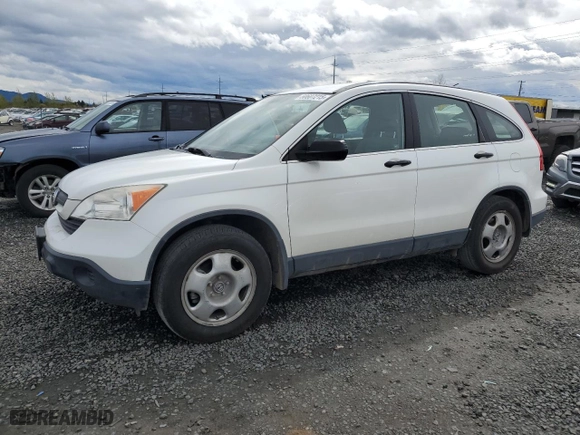 2007 Honda CR-V LX with VIN JHLRE48327C031518, listed as a Copart auction lot 50607215 with 127,834 mi miles and Salvage Title. Bid and sale history available at carsss.com. Image 1.
