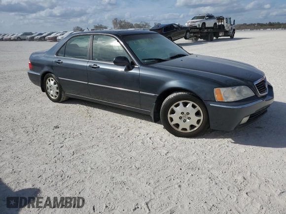 2003 Acura RL with VIN JH4KA96513C000734, listed as a Copart auction lot 75323844 with 0 mi miles and Salvage Title. Bid and sale history available at carsss.com. Image 4.