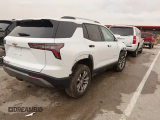 2025 Chevrolet Equinox FWD LT with VIN 3GNAXHEG2SL197920, listed as a IAAI auction lot 41825848 with 1,636 mi miles and . Bid and sale history available at DreamBid. Image 4.
