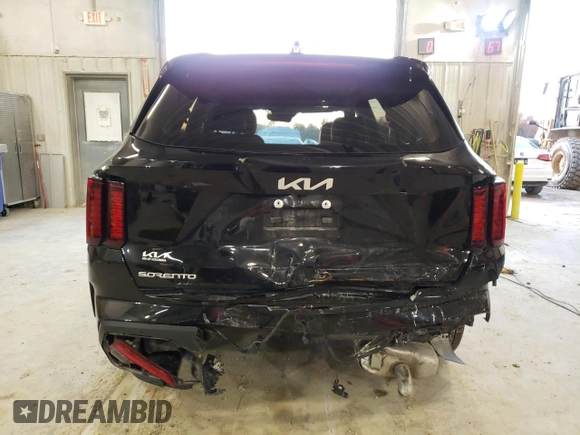 2023 Kia Sorento Hybrid EX with VIN KNDRHDLG2P5205090, listed as a Copart auction lot 80365214 with 11,573 mi miles and Salvage Title. Bid and sale history available at carsss.com. Image 6.
