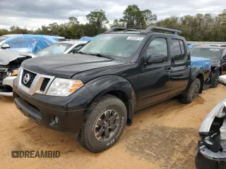 2019 Nissan Frontier Pro-4X with VIN 1N6DD0EV3KN758007, listed as a Copart auction lot 46442674 with 22,081 mi miles and Salvage title. Bid and sale history available at DreamBid. Image 1.