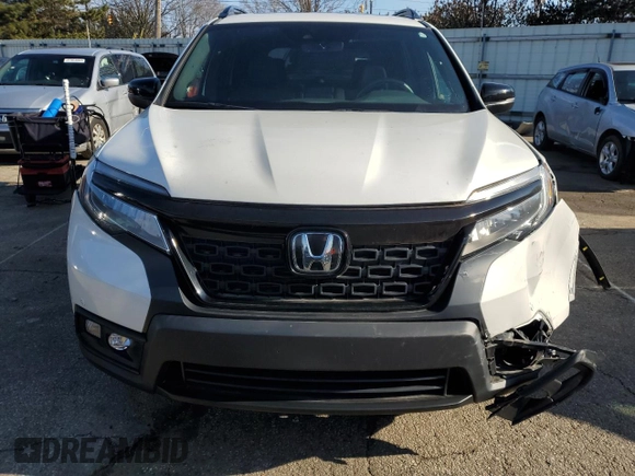 2021 Honda Passport Touring with VIN 5FNYF8H91MB027654, listed as a Copart auction lot 87270244 with 10,481 mi miles and Salvage Title. Bid and sale history available at carsss.com. Image 5.