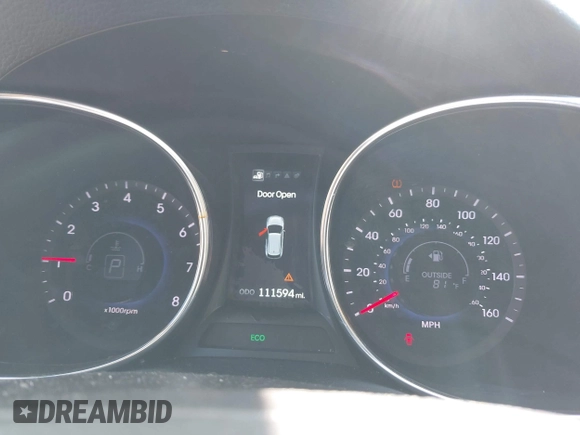 2014 Hyundai Santa Fe with VIN 5XYZUDLB0EG187984, listed as a IAAI auction lot 42607599 with 111,594 mi miles and . Bid and sale history available at DreamBid. Image 15.