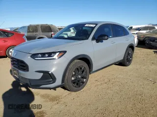 2023 Honda HR-V Sport with VIN 3CZRZ1H52PM721599, listed as a Copart auction lot 41824715 with 32,860 mi miles and Salvage Title. Bid and sale history available at carsss.com. Image 1.