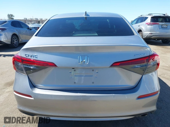 2023 Honda Civic Sport with VIN 2HGFE2F56PH500505, listed as a IAAI auction lot 42239112 with 39,513 mi miles and . Bid and sale history available at DreamBid. Image 16.