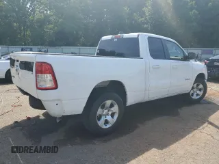 2022 Ram 1500 Big Horn with VIN 1C6RREBG1NN273017, listed as a Copart auction lot 61803835 with 77,450 mi miles and Salvage title. Bid and sale history available at DreamBid. Image 3.