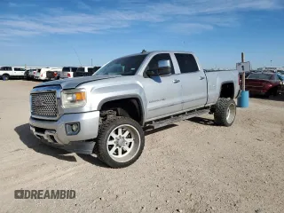 2015 GMC Sierra 2500HD Denali z VIN 1GT120E85FF168736, wystawiony jako Copart lot #53132305 z przebiegiem 189 970 mil mil oraz Szkoda całkowita • Salvage title. Historia ofert i sprzedaży dostępna na DreamBid. Obrazek 1.