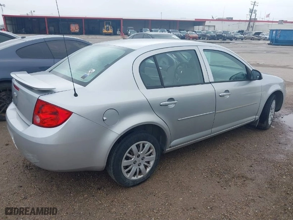 2010 Chevrolet Cobalt LT w/1LT with VIN 1G1AD5F58A7152392, listed as a IAAI auction lot 41713556 with 147,983 mi miles. Bid and sale history available at carsss.com. Image 4.