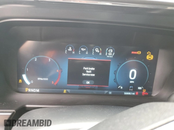 2023 Ford F-250 XL with VIN 1FT8W2BM9PED54254, listed as a Copart auction lot 51497105 with 50,898 mi miles and Salvage Title. Bid and sale history available at DreamBid. Image 9.