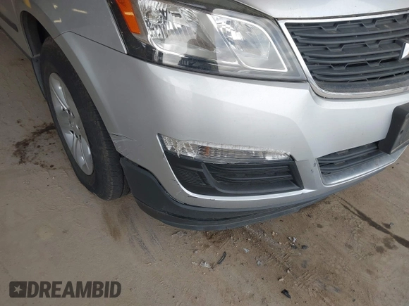 2013 Chevrolet Traverse LS with VIN 1GNKVFED8DJ106177, listed as a IAAI auction lot 41869165 with 106,786 mi miles and . Bid and sale history available at DreamBid. Image 6.