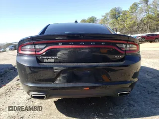 2018 Dodge Charger SXT Plus with VIN 2C3CDXHG8JH188294, listed as a Copart auction lot 43400985 with 105,942 mi miles and Salvage Title. Bid and sale history available at carsss.com. Image 6.