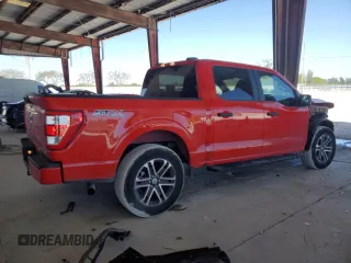 2023 Ford F-150 XL with VIN 1FTEW1CP3PKD22908, listed as a Copart auction lot 49398685 with 16,931 mi miles and Salvage Title. Bid and sale history available at carsss.com. Image 3.