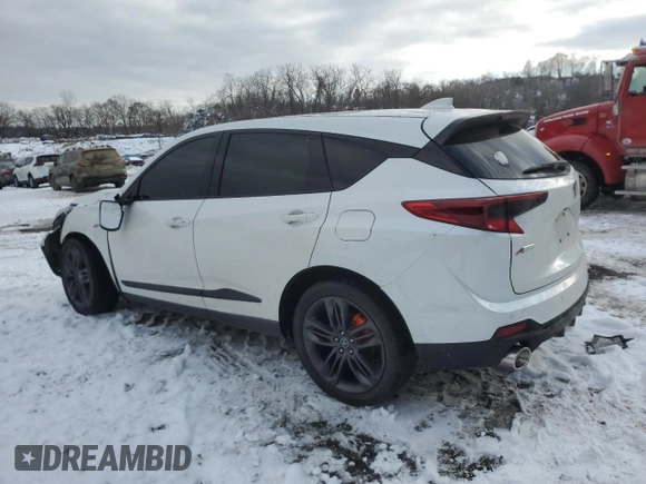 2022 Acura RDX w/A-Spec Package with VIN 5J8TC2H69NL008520, listed as a Copart auction lot 86418114 with 50,126 mi miles and Salvage Title. Bid and sale history available at carsss.com. Image 2.