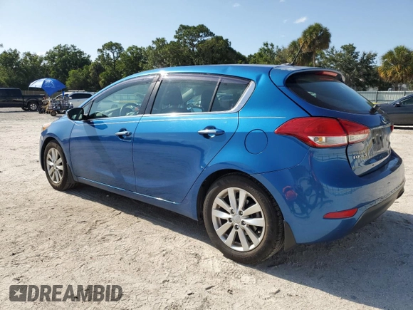 2015 Kia Forte EX with VIN KNAFX5A81F5320234, listed as a Copart auction lot 52598225 with 40,242 mi miles and Salvage Title. Bid and sale history available at DreamBid. Image 2.