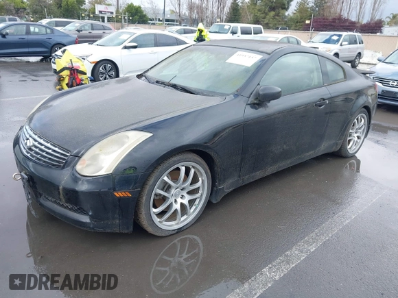 2005 Infiniti G35 z VIN JNKCV54EX5M424043, wystawiony jako IAAI lot #41937157 z przebiegiem 169 907 mil mil oraz . Historia ofert i sprzedaży dostępna na DreamBid. Obrazek 2.