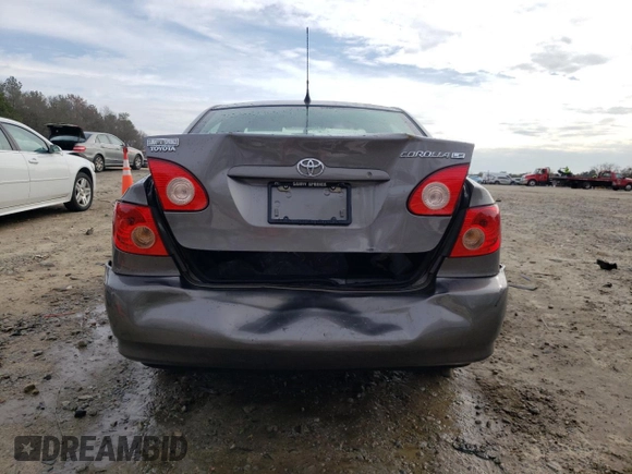 2008 Toyota Corolla CE with VIN 1NXBR32EX8Z951167, listed as a Copart auction lot 44409855 with 137,298 mi miles and Salvage Title. Bid and sale history available at DreamBid. Image 6.