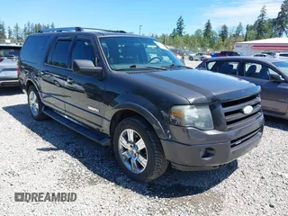 2007 Ford Expedition Max Limited z VIN 1FMFK20587LA41024, wystawiony jako IAAI lot #42366795 z przebiegiem 189 588 mil mil oraz . Historia ofert i sprzedaży dostępna na DreamBid. Obrazek 1.