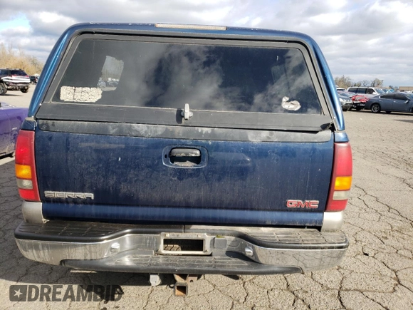 1999 GMC Sierra 1500 SLE z VIN 1GTEK19T7XZ531950, wystawiony jako Copart lot #44424965 z przebiegiem 151 343 mil mil oraz Szkoda całkowita • Salvage title. Historia ofert i sprzedaży dostępna na DreamBid. Obrazek 6.