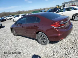 2014 Honda Civic Sedan EX with VIN 19XFB2F81EE080629, listed as a Copart auction lot 49690205 with 105,114 mi miles and Salvage Title. Bid and sale history available at carsss.com. Image 2.