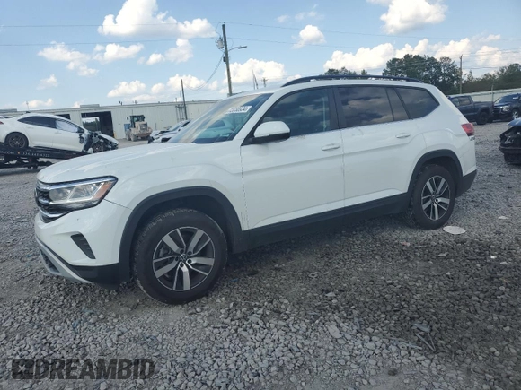 2022 Volkswagen Atlas SE with VIN 1V2DP2CA5NC550196, listed as a Copart auction lot 72036934 with 66,495 mi miles and Salvage title. Bid and sale history available at DreamBid. Image 1.