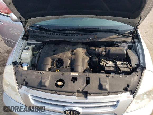 2008 Kia Sedona with VIN KNDMB133186266403, listed as a Copart auction lot 64000144 with 147,147 mi miles and Salvage Title. Bid and sale history available at carsss.com. Image 12.