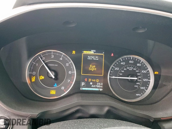 2019 Subaru Impreza Limited with VIN 4S3GTAT67K3701020, listed as a Copart auction lot 55971025 with 44,788 mi miles and Salvage title. Bid and sale history available at DreamBid. Image 9.