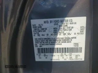 2011 Ford Escape XLT z VIN 1FMCU9D78BKC35522, wystawiony jako Copart lot #65952115 z przebiegiem 130 875 mil mil oraz Czysty tytuł • Clean title. Historia ofert i sprzedaży dostępna na DreamBid. Obrazek 13.