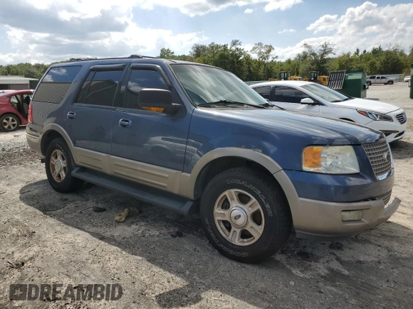 2003 Ford Expedition Eddie Bauer with VIN 1FMEU17W13LA39897, listed as a Copart auction lot 71753444 with 0 mi miles and Non Repairable. Bid and sale history available at carsss.com. Image 4.