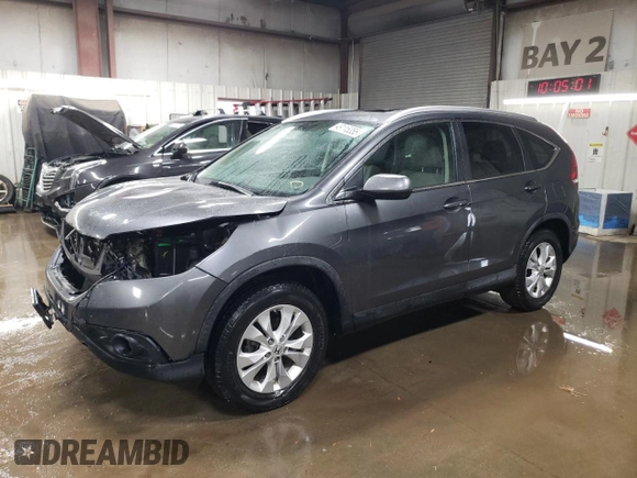 2013 Honda CR-V EX-L with VIN 2HKRM4H7XDH640729, listed as a Copart auction lot 49115355 with 94,630 mi miles and Salvage Title. Bid and sale history available at carsss.com. Image 1.