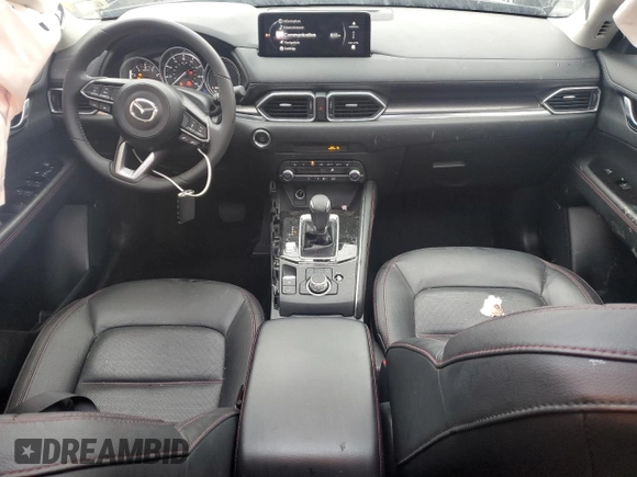 2024 Mazda CX-5 S Carbon Edition with VIN JM3KFBCL7R0495942, listed as a Copart auction lot 53381045 with 26,629 mi miles and Non Repairable. Bid and sale history available at DreamBid. Image 8.