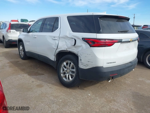 2023 Chevrolet Traverse LS with VIN 1GNERFKW2PJ209669, listed as a IAAI auction lot 41200163 with 34,946 mi miles. Bid and sale history available at carsss.com. Image 3.