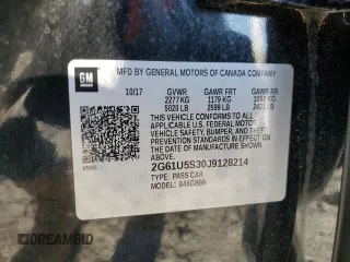 2018 Cadillac XTS Livery z VIN 2G61U5S30J9128214, wystawiony jako Copart lot #82170414 z przebiegiem 111 611 mil mil oraz Szkoda całkowita • Salvage title. Historia ofert i sprzedaży dostępna na DreamBid. Obrazek 14.
