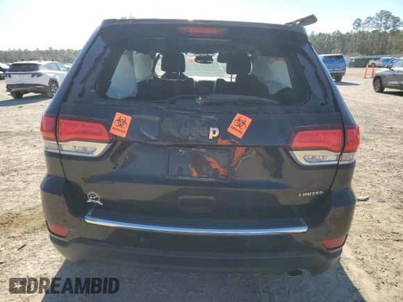 2020 Jeep Grand Cherokee Limited with VIN 1C4RJEBG9LC244499, listed as a Copart auction lot 87688735 with 44,766 mi miles and Salvage Title. Bid and sale history available at carsss.com. Image 6.
