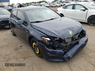 2019 Volkswagen Golf GTI S with VIN 3VW6T7AU0KM038479, listed as a Copart auction lot 50228092 with 13,376 mi miles. Bid and sale history available at carsss.com. Image 1.