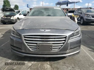2015 Hyundai Genesis 3.8L with VIN KMHGN4JE6FU049153, listed as a Copart auction lot 71475544 with 87,477 mi miles and Salvage Title. Bid and sale history available at carsss.com. Image 5.