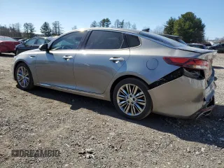 2018 Kia Optima SX with VIN 5XXGV4L21JG239044, listed as a Copart auction lot 50591675 with 183,071 mi miles and Salvage title. Bid and sale history available at DreamBid. Image 2.