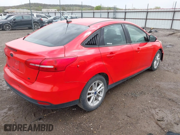 2017 Ford Focus SE with VIN 1FADP3F23HL342890, listed as a IAAI auction lot 41930735 with 122,174 mi miles and . Bid and sale history available at DreamBid. Image 4.