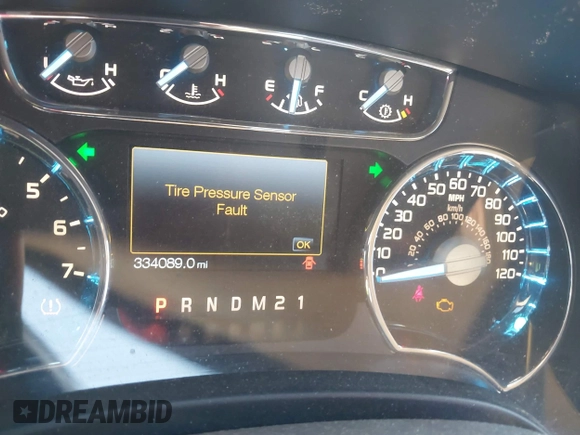2012 Ford F-150 XL with VIN 1FTFW1EF1CFA70250, listed as a IAAI auction lot 42312585 with 334,089 mi miles and . Bid and sale history available at DreamBid. Image 7.